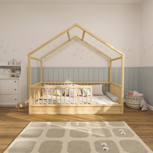 Montessori Hausbett 140x200 für Kinder