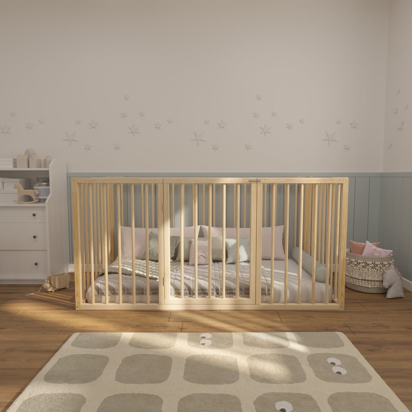 Rausfallschutz Kinderbett 140x200