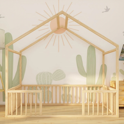 Hausbett 90x200 mit Rausfallschutz